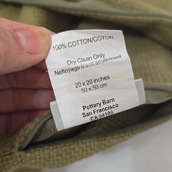 Pottery barn 20x20" pillow case - Picture 4 of 4